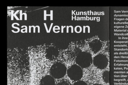 Kh H Flyer – Corporate Design, Quelle: Kunsthaus Hamburg