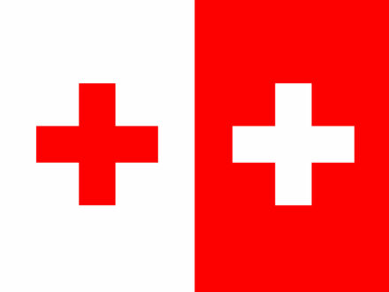 Positiv Negativ Zeichen – Rotes Kreuz / Schweizer Kreuz