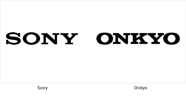 Logos Sony – Onkyo