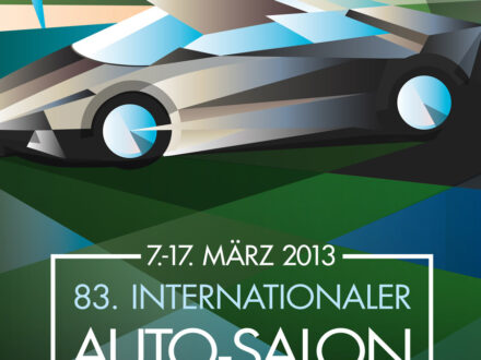Plakat zum 83. Auto-Salon in Genf