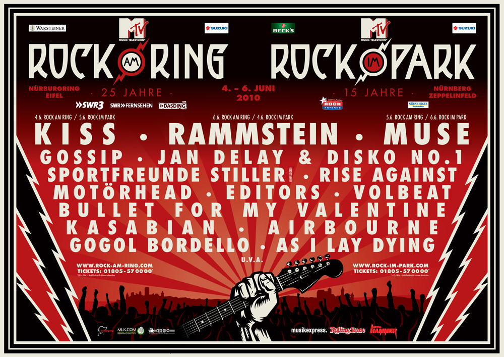 Rock am Ring 2010 Plakat