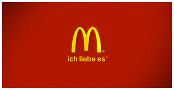 McDonald’s – Ich liebe es (2009) – Design Tagebuch